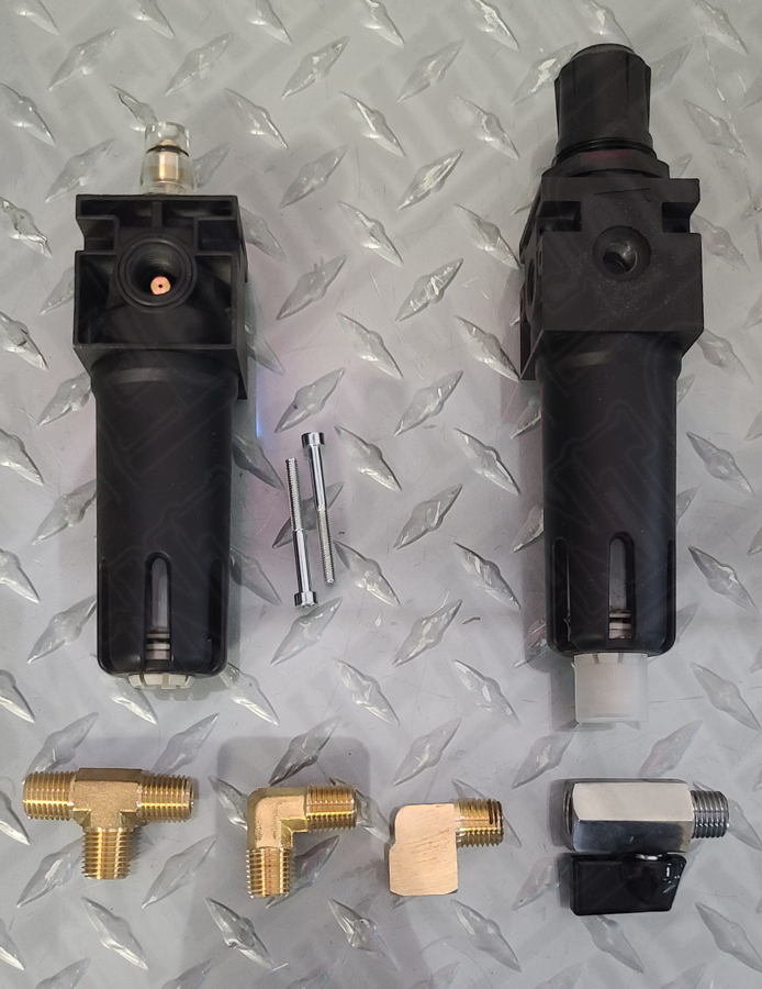 SVI BH-7070A-FRL FRL Filter Regulator Lubricator 1/4 Inch